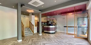 Amtico Commercial Flooring Installation, Wilmslow Road Restaurant, Manchester
